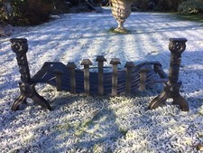 Fire Grate Basket Dogs Cast