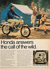 1969 VINTAGE PRINT AD - HONDA