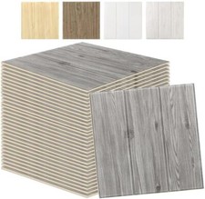 3D Wood Effect Tile Brick Wall Sticker Self adhesive.Waterproof Foam Panel 50PCS