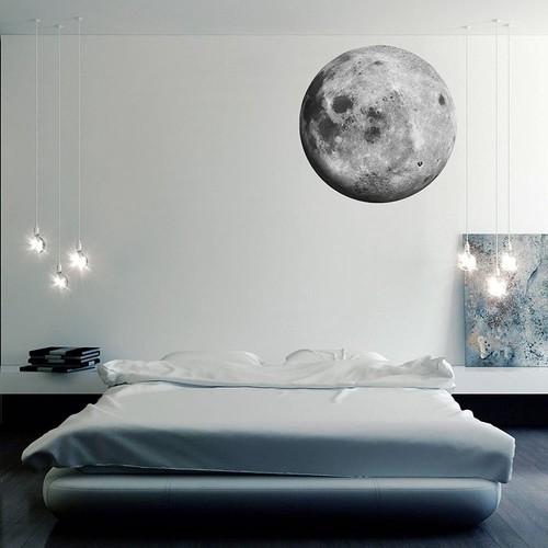 Moon wall decal - moon, large