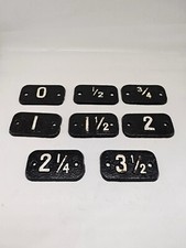 Railway Cant Tilt Markers Cast Iron