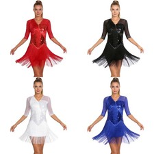 Women Tassel Latin Dance Dress