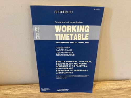 1992 intercity railway working - 1992,