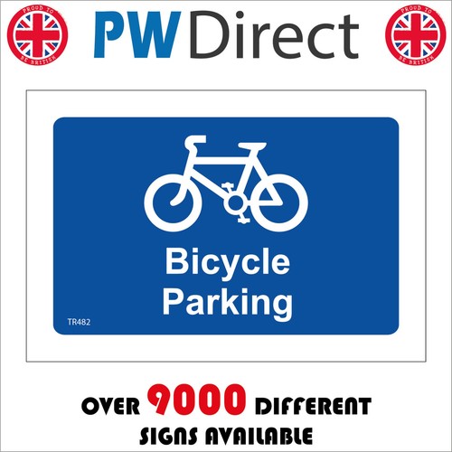 Sign bicycle parking shelter - sign,