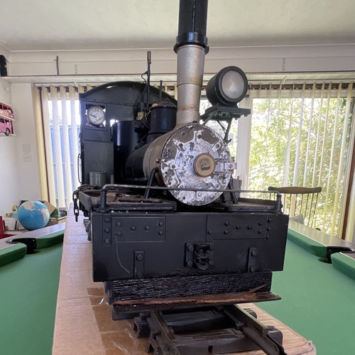 Narrow gauge steam locomotive - narrow,