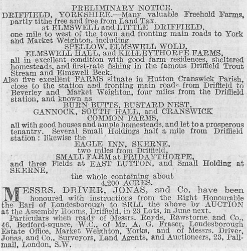 1911 elmswell hall - elmswell, &