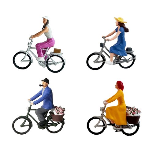 Pieces scale cyclist - pieces, 1/64