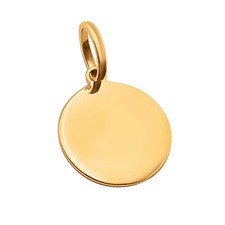 10k Solid Yellow Gold Round