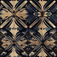 20x Art Deco Peel and Stick Tiles Vinyl Sticker Bathroom Kitchen Self Adhesive