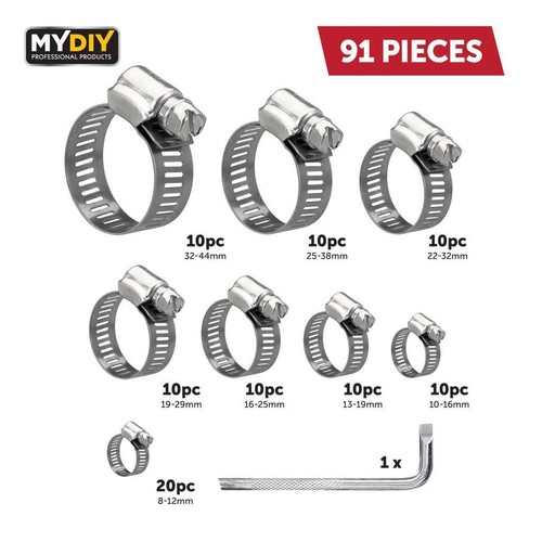 91pcs assorted stainless - 91pcs,