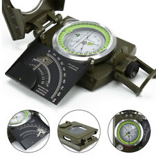 Outdoor Camping Professional Military Army Metal Sighting Clinometer Compass UK