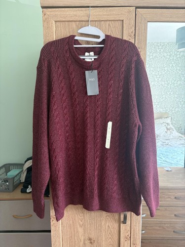 Men burgundy cable - men’s,