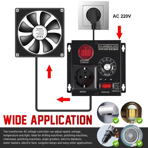 220v 4000w scr variable - ac,