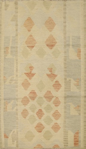 Ivory kilim flat weave - kilim,