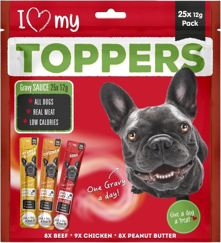 Dog gravy food toppers - gravy, (25