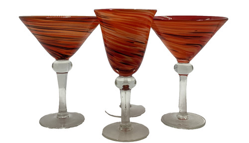 Vintage large handblown red - vintage,