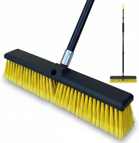 Commercial garden broom - 18",