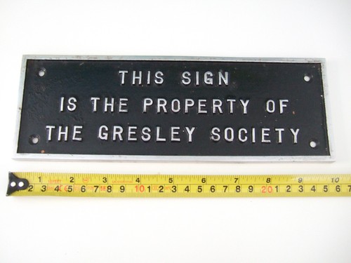 This sign the property - is,