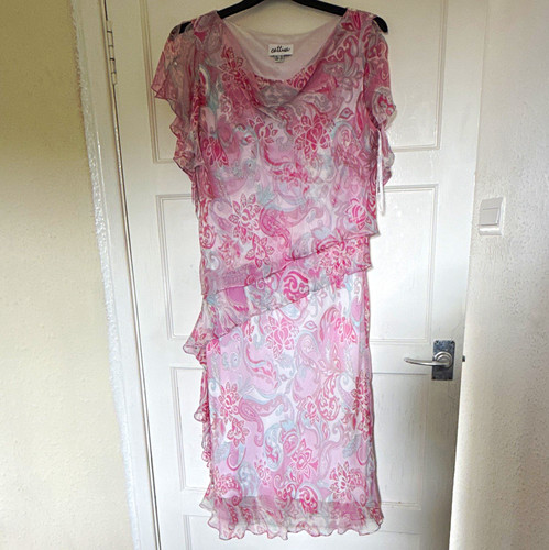 Cattiva pink floral chiffon - cattiva,