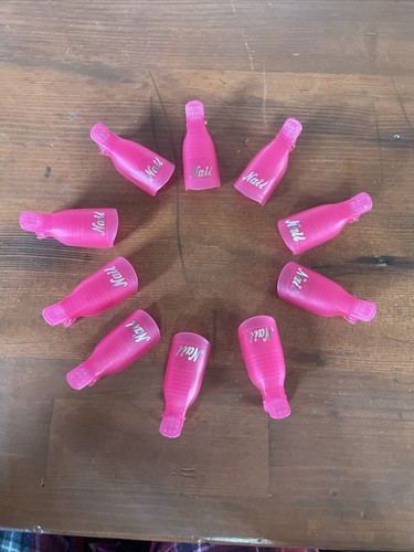 Pcs plastic nail soak off - 10,