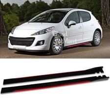 For Peugeot 206 CC 207 208 78.7" Glossy Side Skirts Spoiler Lip Splitter Panel