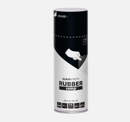 Matt black rubber - black, spray