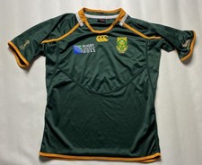 South Africa RUGBY World Cup 2011 shirt jersey CANTERBURY Springboks adult XL