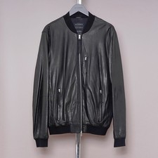 ALL SAINTS Leather Jacket Mens