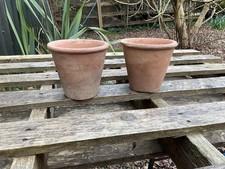 2 Vintage Terracotta 4.5”