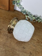 Vintage White Milk Glass Flush