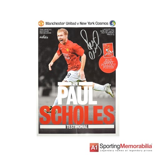 Paul scholes signed - paul, manchester