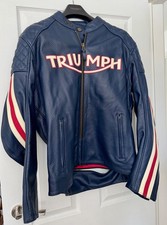 Triumph leather motorcycle