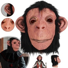 Monkey Mask Latex Animal Mask Gorilla Latex Mask for Halloween Costume Party