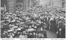 1908 BARNSTAPLE Proclaiming