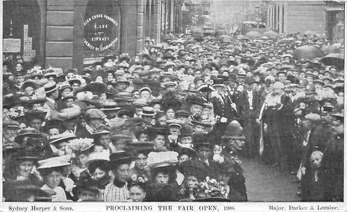 1908 barnstaple proclaiming - barnstaple,
