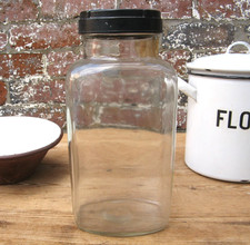 Vintage Glass Sweet Shop Jar