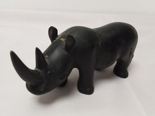Vintage Ebony African Rhino