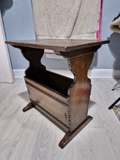 Titchmarsh & Goodwin English Oak Magazine Rack / Table