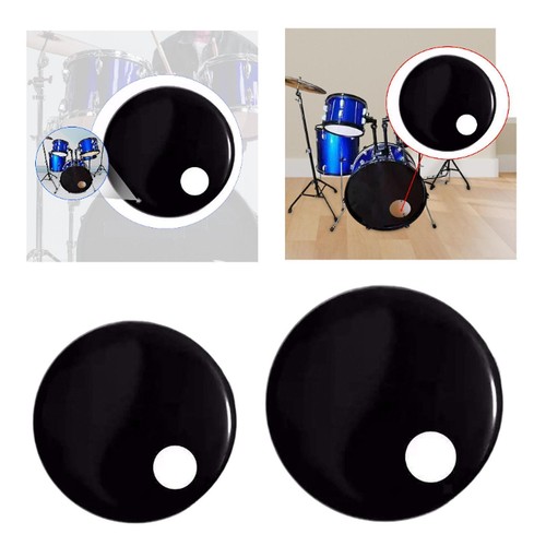Resonant bass drum head - drum,