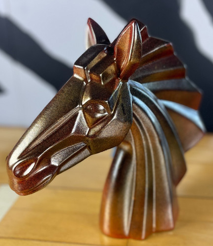 Large art deco style - art, horse