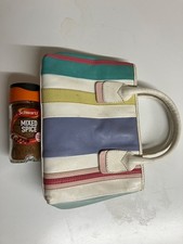 RADLEY LEATHER STRIPED SMALL HANDBAG 