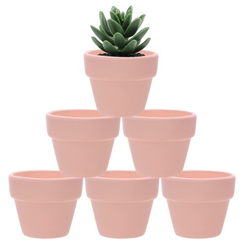 Pack mini terracotta pots - 6-pack,
