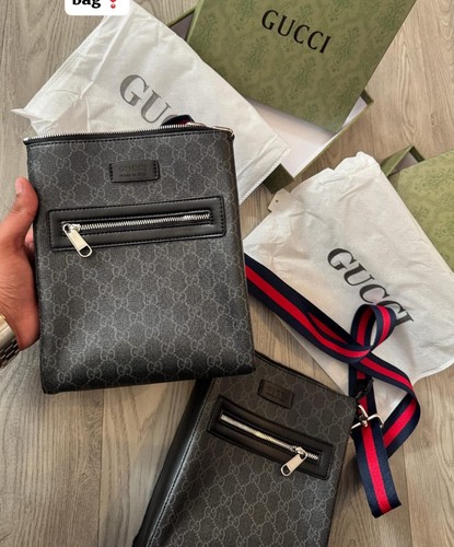 Gucci men leather crossbody - gucci,