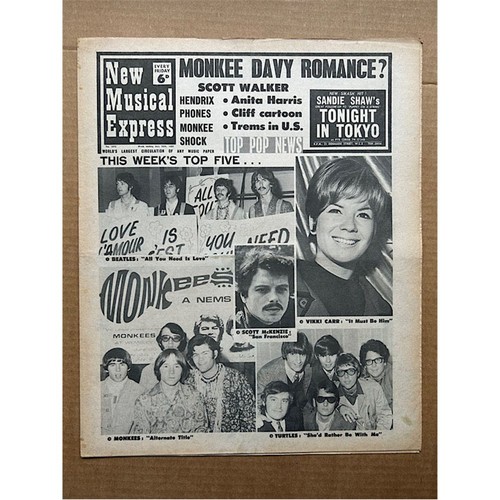 Various 1967 nme magazine - various, july