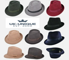 Mens Waterproof Trilby Hat