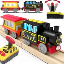 Remote Battery Operated Locomotive Train For Thomas Brio Wooden Track Toys Gift
