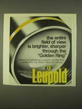1974 Leupold Golden Ring Scope