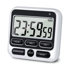 Kitchen Cooking Digital LCD Timer Count Down Up Clock Loud Alarm Magnetic