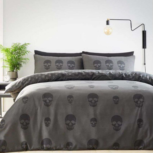 Skulls printed duvet - printed,