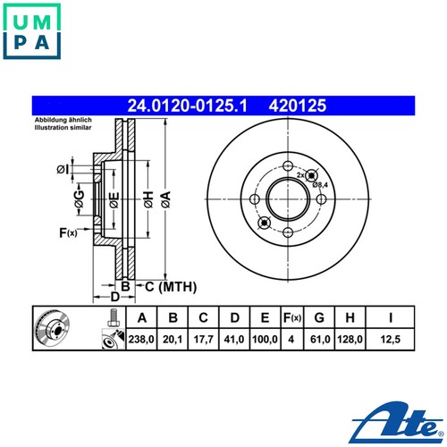 Brake disc 0120 - brake,